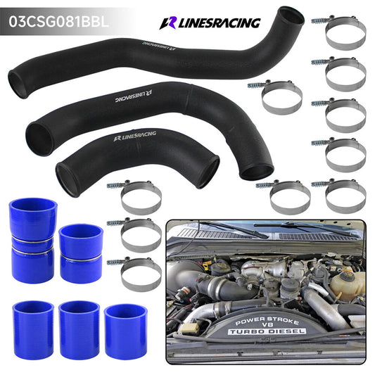 Hot Cold Intercooler Pipe Boot Kit For 08-10 for Ford 6.4L F450 Diesel