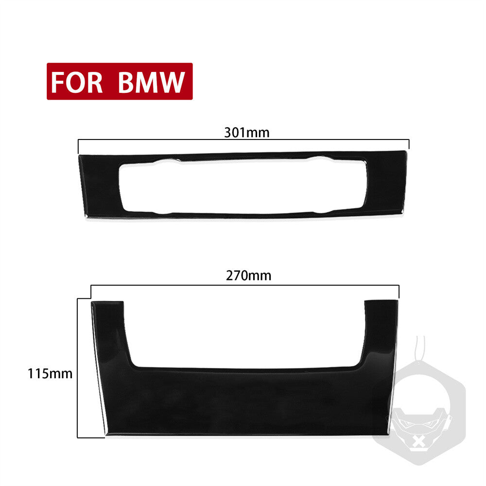 for BMW 3 Series E90 E92 2005-12 Black Console Air Conditioner AC CD Panel Trim