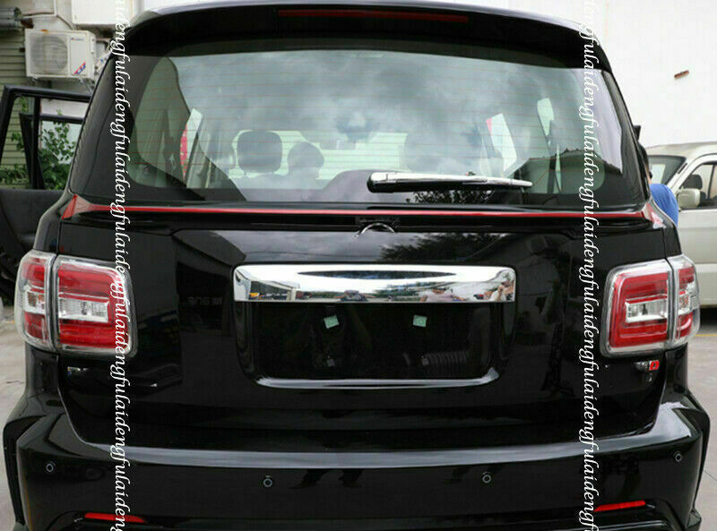 for Nissan Armada Patrol Y62 2013-19 Rear Trunk Spoiler Tailgate Middle Wing Lip