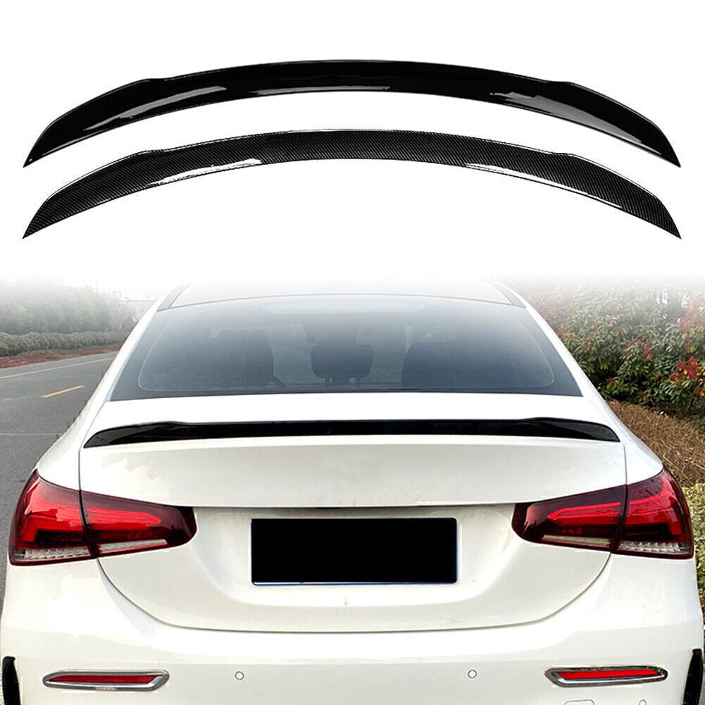 Rear Boot Spoiler Wing Fit for Mercedes-Benz W177 A180 A35 2019-20 Carbon Fiber Look
