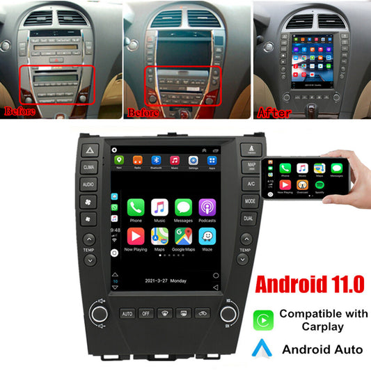 9.7 Android 11 Stereo Radio GPS For 2006-12 for Lexus ES Series ES330 ES350 Carplay