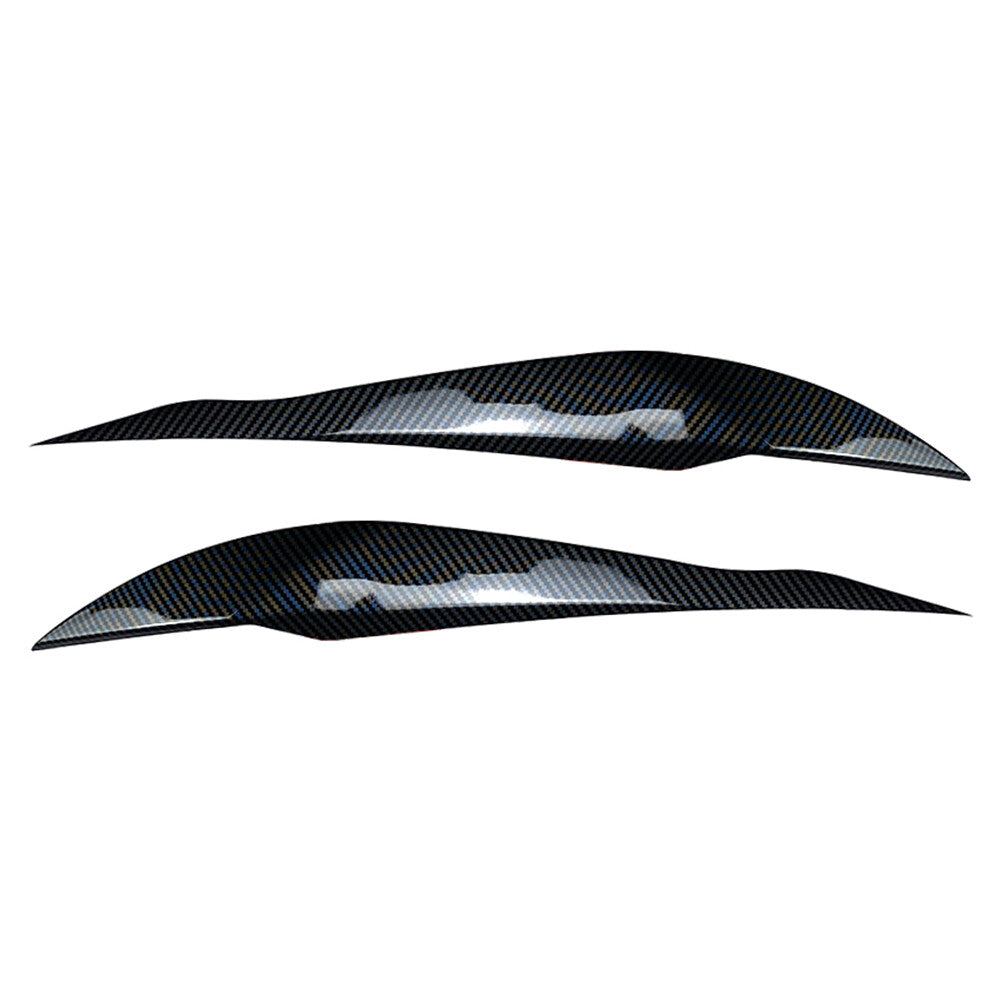 Headlight Eye Lid Eyebrow Cover for BMW 3 Series F30 F31 13-18 Carbon Fiber Look