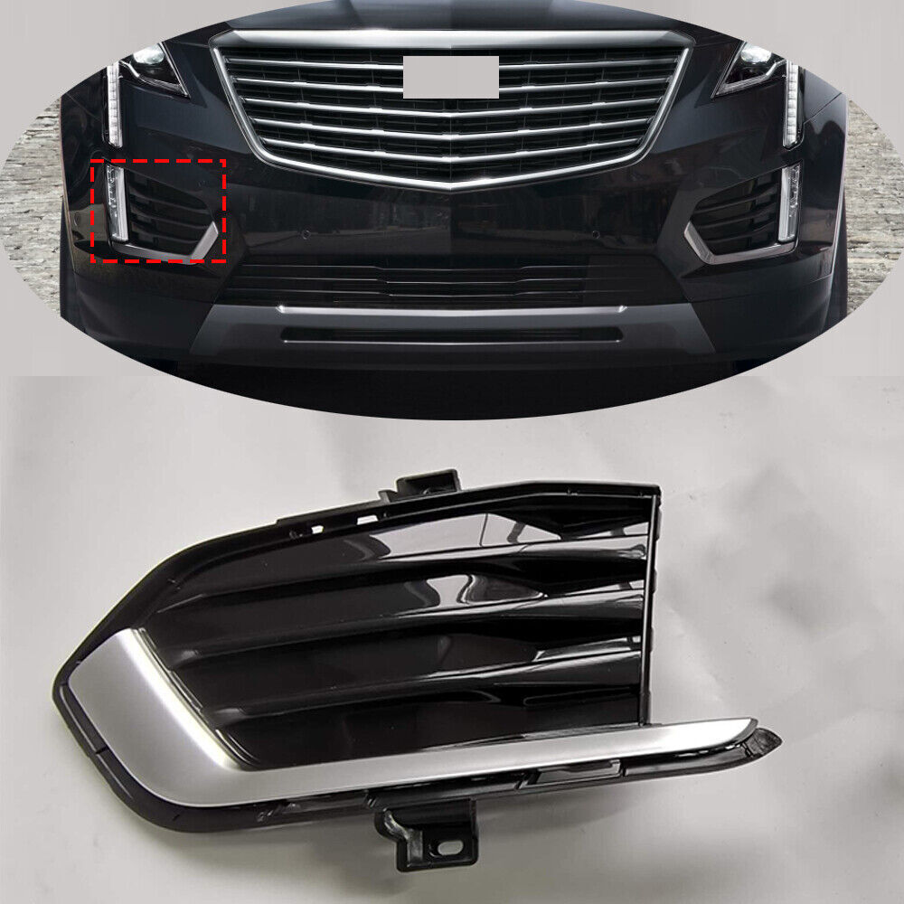 Front Fog Driving Light Cover Grille Fit for Cadillac XT5 2017-2019 1pcs Right