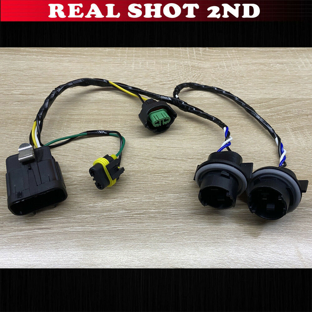 2PCS Headlight Wiring Harness For 2007-13 for Chevrolet Silverado 2500 HD 25962806
