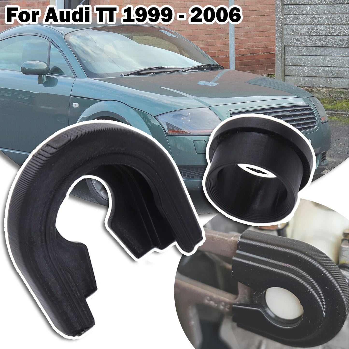 2PC for Audi TT Manual Trans First Gear Head Shift Lever Bushing Kit Pivot 99-06