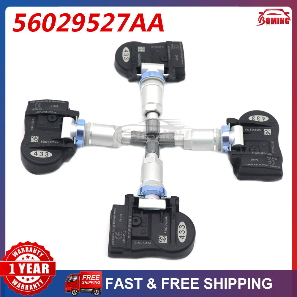 4PCS Tire Pressure Sensors TPMS for Chrysler Town Country 2008-2012 56029527AA