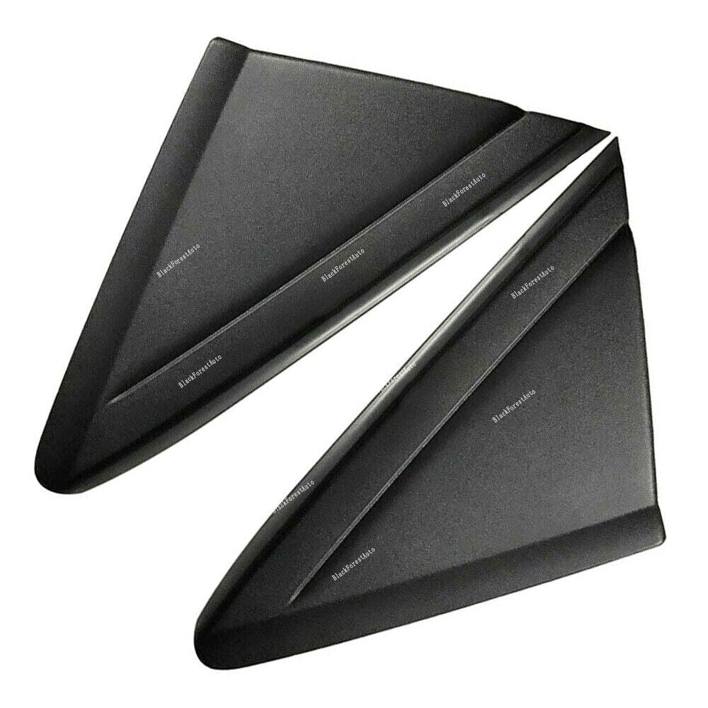 2x for Ford Escape 13-19 Left Right Fender Rearview Triangle Molding Black