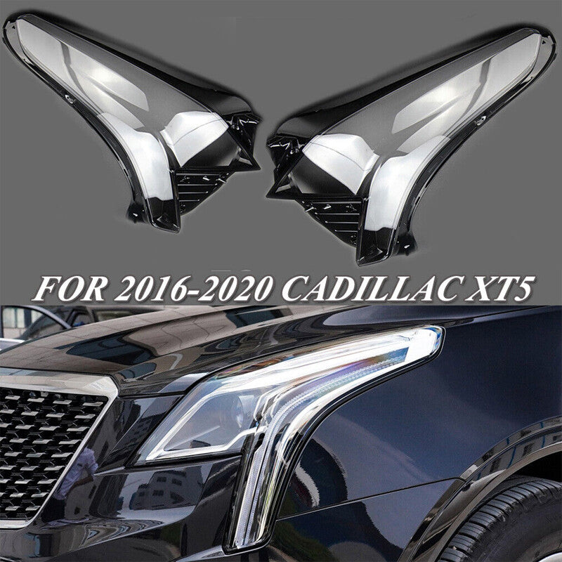A pair of transparent headlight protective covers for 2016-2020 for Cadillac XT5 car parts