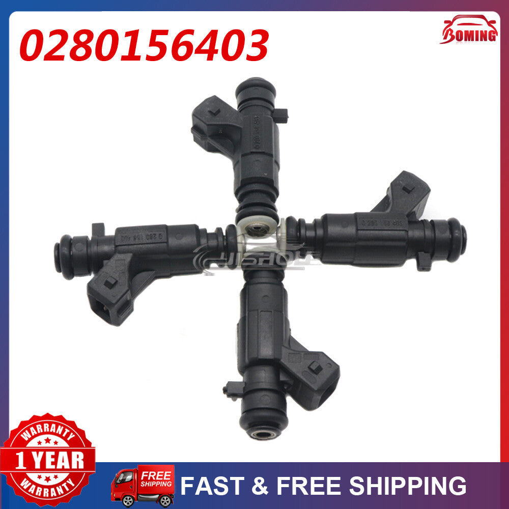 SET 4 Fuel Injectors 032906031R 0280156403 for VW for Golf Polo Fox Voyage Flex 1.6L