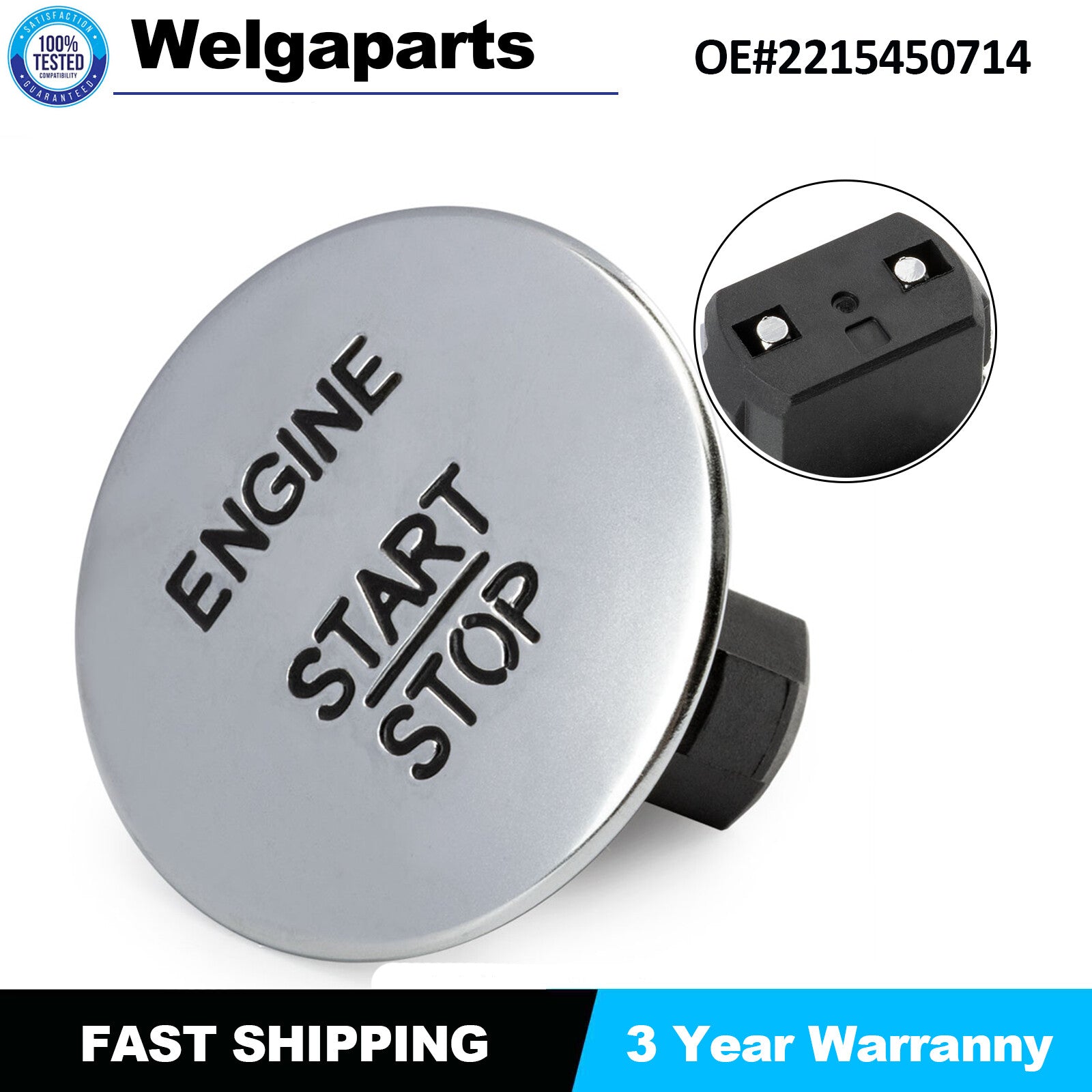 Keyless Engine Start To Stop Push Go Button Ignition Switch for Mercedes-Benz US