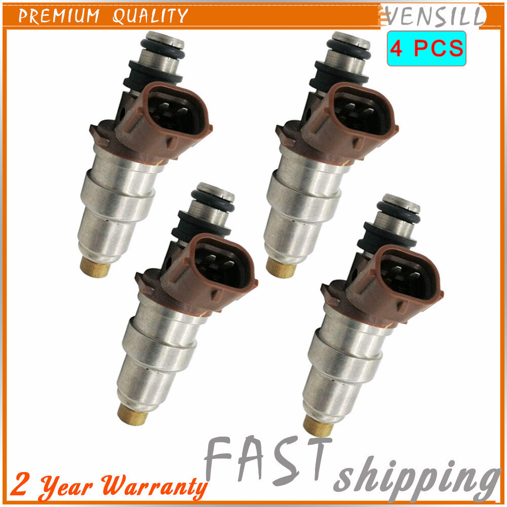 Set of 4X Fuel Injector 23250-75050 for Toyota 4Runner Tacoma T100 2.7L L4 95-00