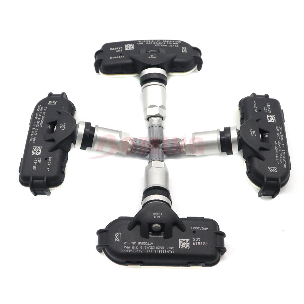 52933-A7000 new 4-Piece Tire Pressure Sensor TPMS 315MHz Suitable for 14-16 for Hyundai for Elantra