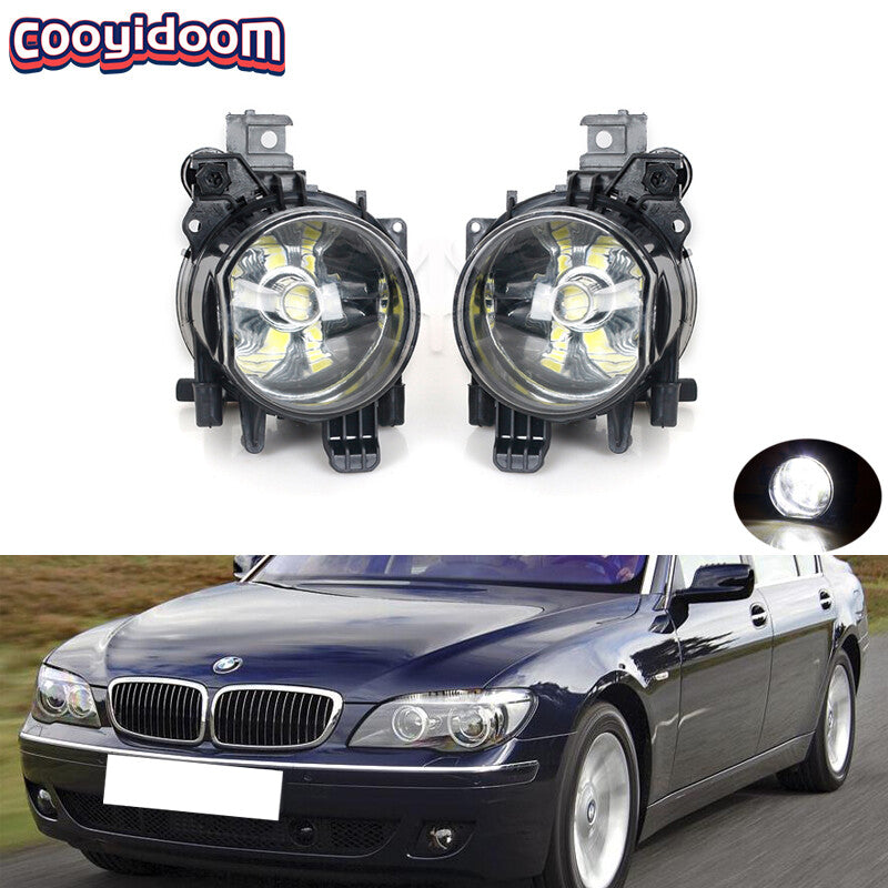 LED fog lights with bulbs for BMW 7 Series 730 735 740 745d 760 E65 E66 - LHRH