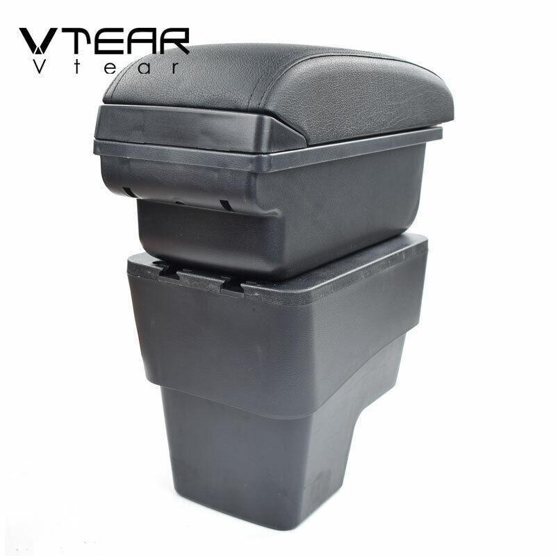 for Kia Rio GT 2017-2021 Vtear armrest box Central storage box decoration 3 USB