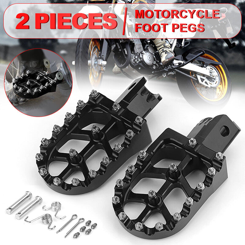 2x Motorcycle Footpegs Foot Pegs Rests Fit CRF50 XR70 CRF110 SSR SDG KAYO Xmotor