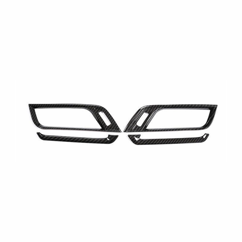 for BMW X1 F48 2016-2022 ABS Carbon Fiber Left And Right Air Outlet Vent Trim 4P