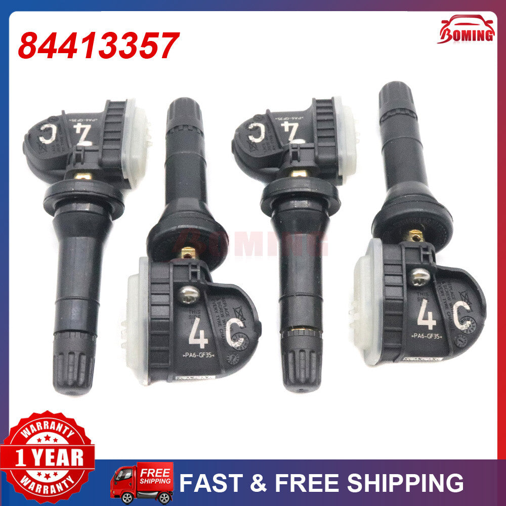 84413357 4 new 2018-22 for GMC for Cadillac for Chevrolet for Buick TPMS Tire Pressure Sensors