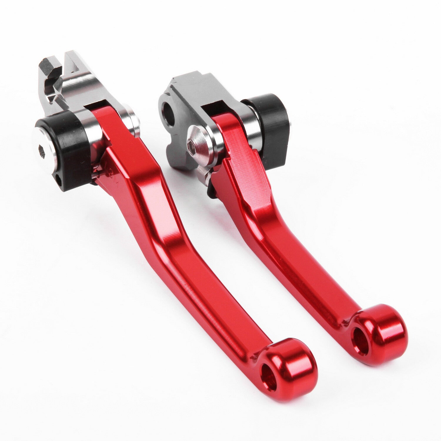 for HONDA CRF250X CRF450X 2004-2017 Clutch Brake Levers CNC Pivot Red US Stock