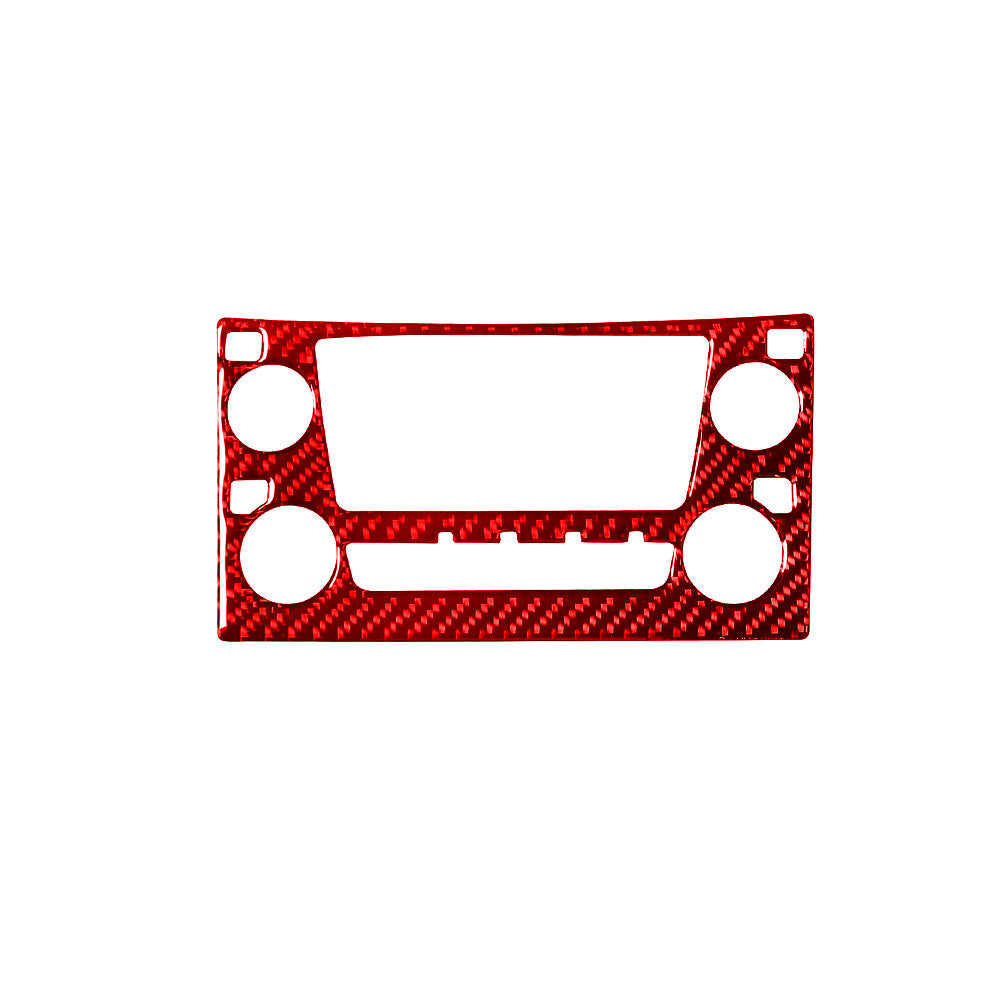 for Lexus RX300 1998-2003 Red Carbon Fiber Center Console Radio Control Cover