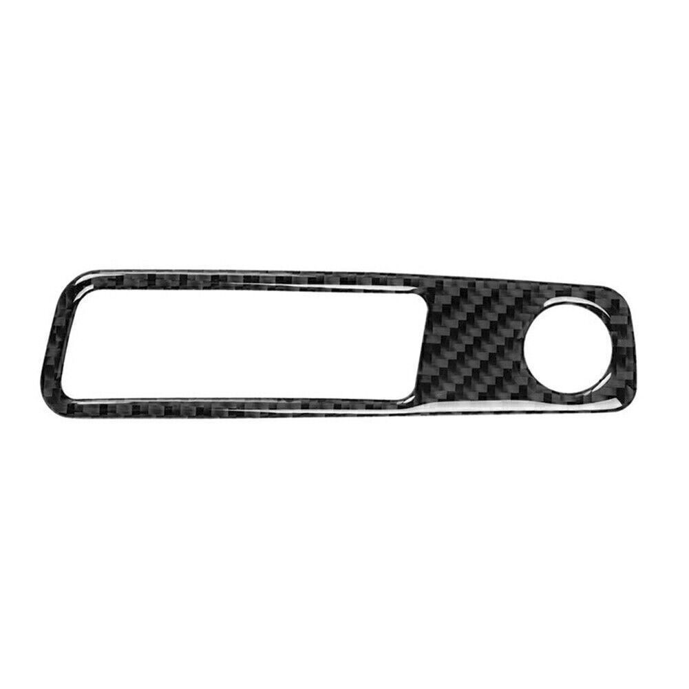Console Volume Adjustment Panel Cover Trim Carbon Fiber for Audi A4 B9 17-20 RHD