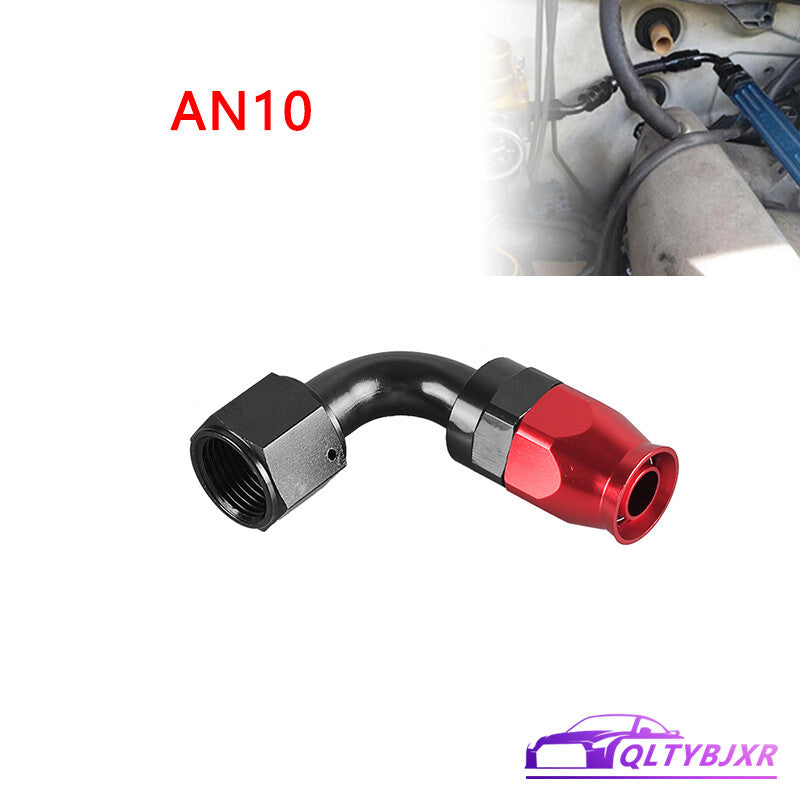 AN10 90 Degree Swivel Hose Line End Fitting Adaptor 10AN for PTFE Hose Line Only