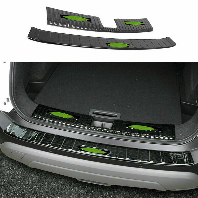for Nissan X-TRAIL Rogue 21-2023 Black Rear Bumper Guard Sill Plate Guard Cover