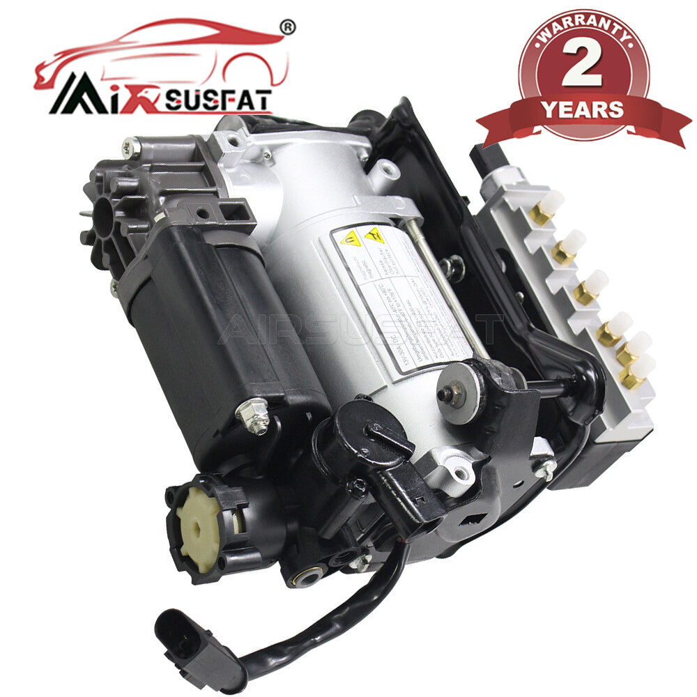 AIR COMPRESSOR PUMP+ VALVE BLOCK ASSEMBLY for MERCEDES-BENZ W220 S500 S430 S350