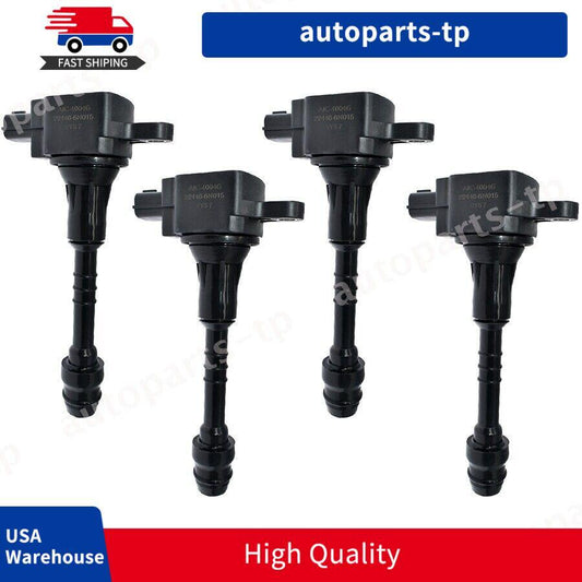 4-pack of 22448-6N015 ignition coils suitable for Japanese Sentra 02-06 ALMERA 224486N000