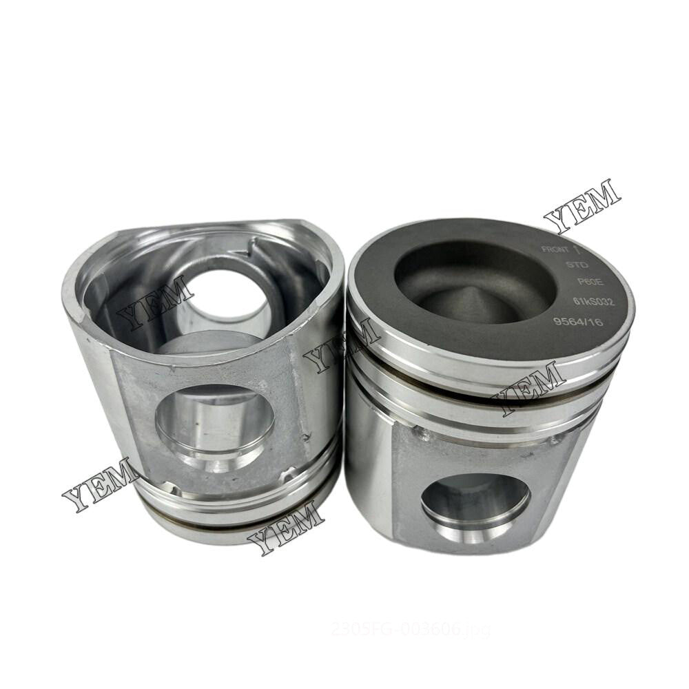 6PCS 6CT Cylinder Piston With Pin Fit For Diesel Engine
