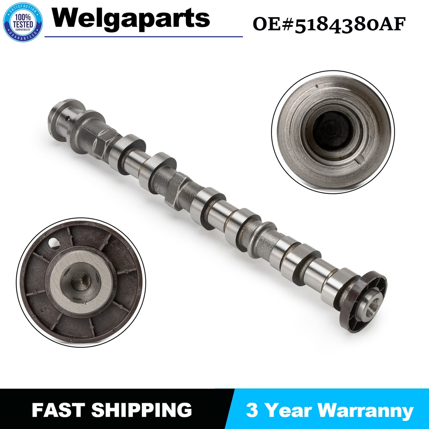 New Engine Intake Camshaft Left Side for CHRYSLER 300 for JEEP 3.6L 5184380AG