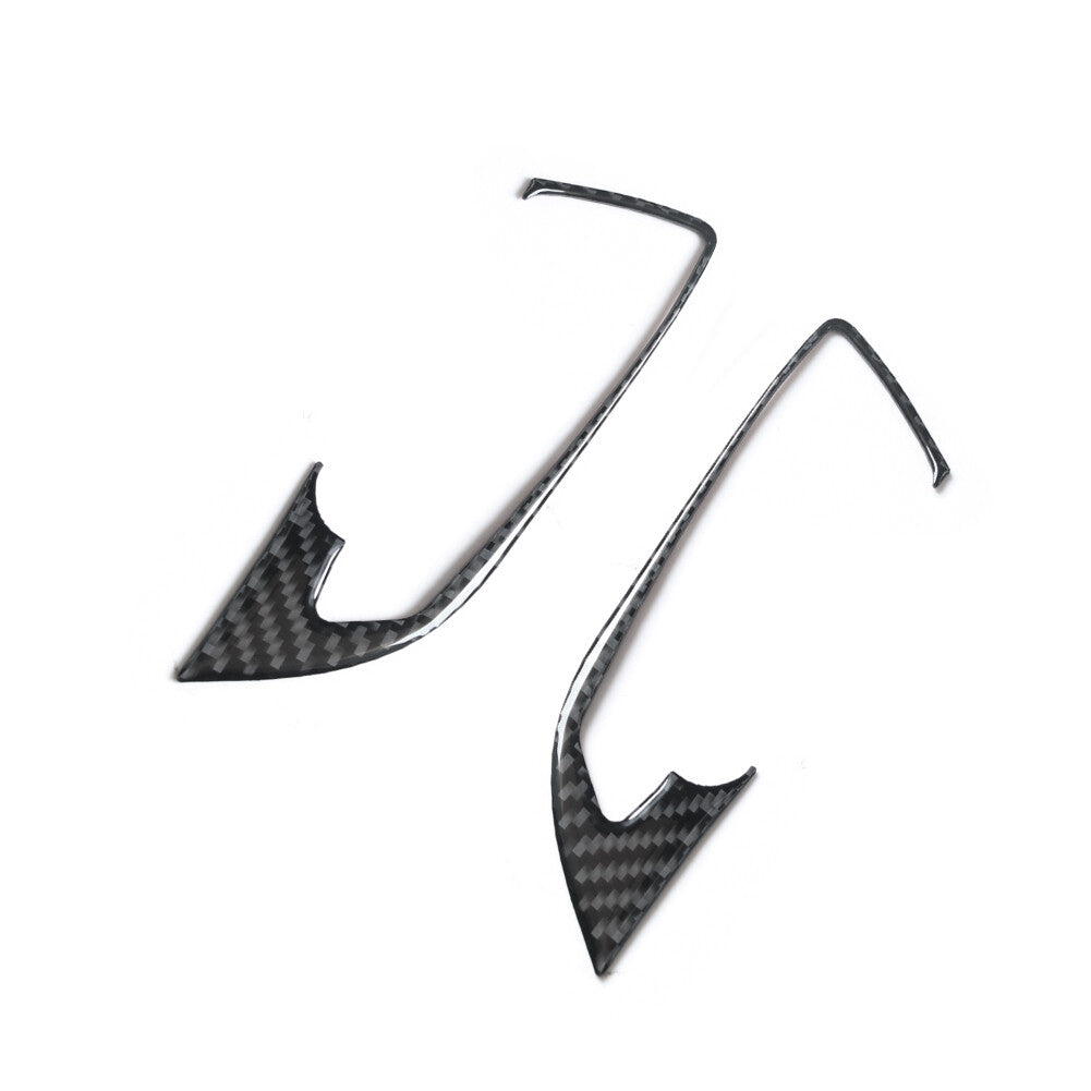 2Pcs Carbon Fiber Interior Door Handle Cover Trim for BMW Z4 E89 2009-2016