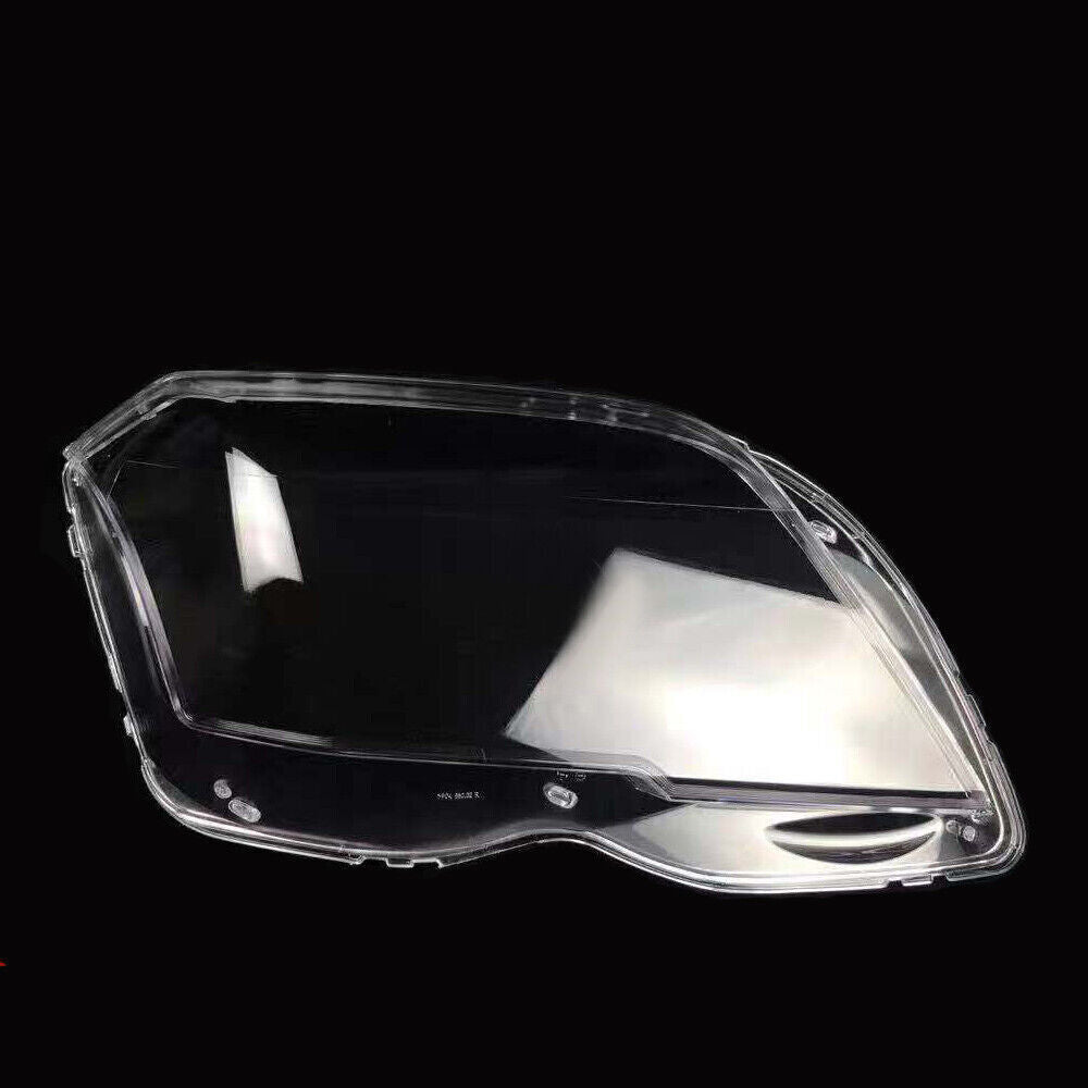 Two headlight lens caps suitable for Mercedes GLK 300 350 2009 - 2012.