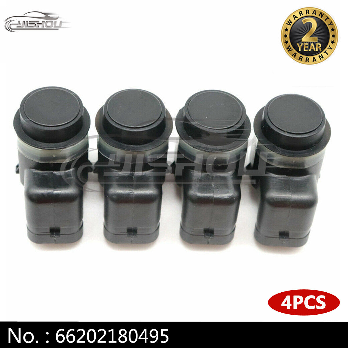 4-piece 66202180495 PDC Park Sensors for BMW 3 Series, 5 Series, 6 Series, 7 Series, E61, E66, E83, E90, X3, X5 Series