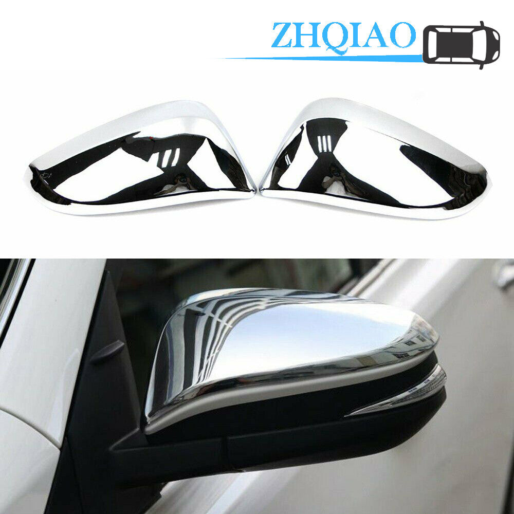 ABS Chrome Car Rearview Side Wing Mirror Cover Trim for Toyota RAV4 2013-2018
