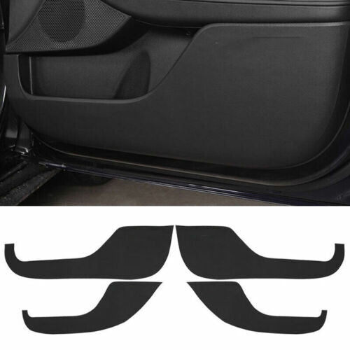 for Hyundai Sonata 2020-2023 Leather Black Door Anti-kick Panel Cover Stickers