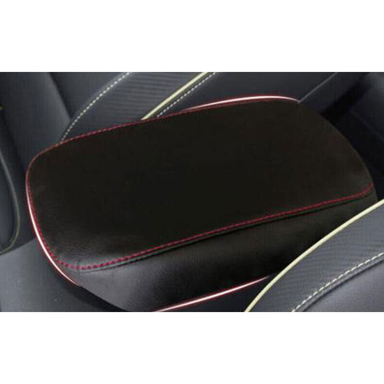 for Hyundai Kona 2018-2023 Black PU Central Console Armrest Box Trim Holster