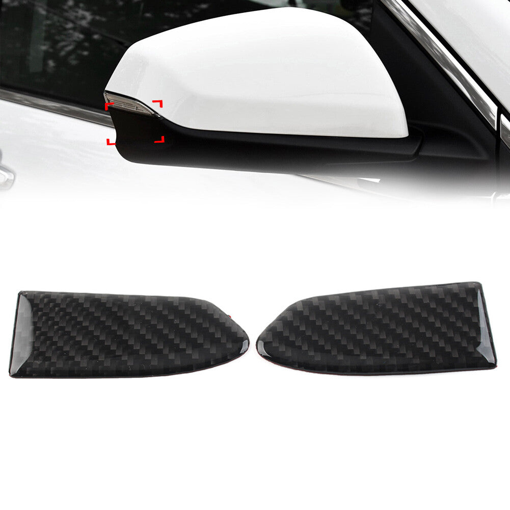 for Chevrolet Equinox 2018-2021 2x Rear View Side Mirror Cover Trim