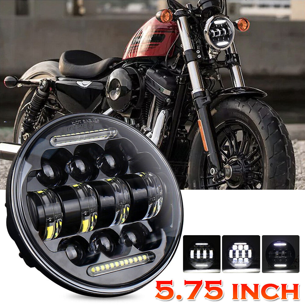 5-3/4 inch to 5.75 inch motorcycle LED headlight DRL for Harley-Davidson Touring Sportster