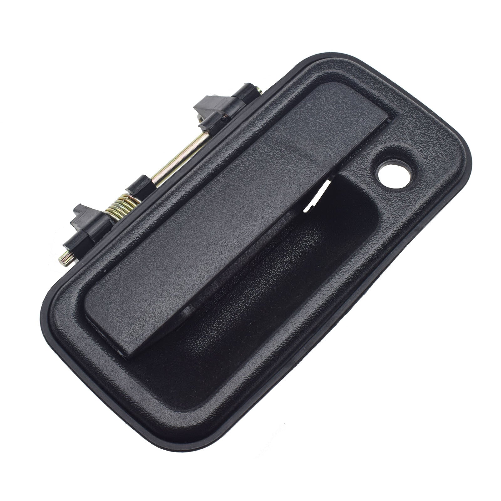 Exterior door handle for 88-95 for Isuzu pickup, 89-94 Amigo front drive left, black.