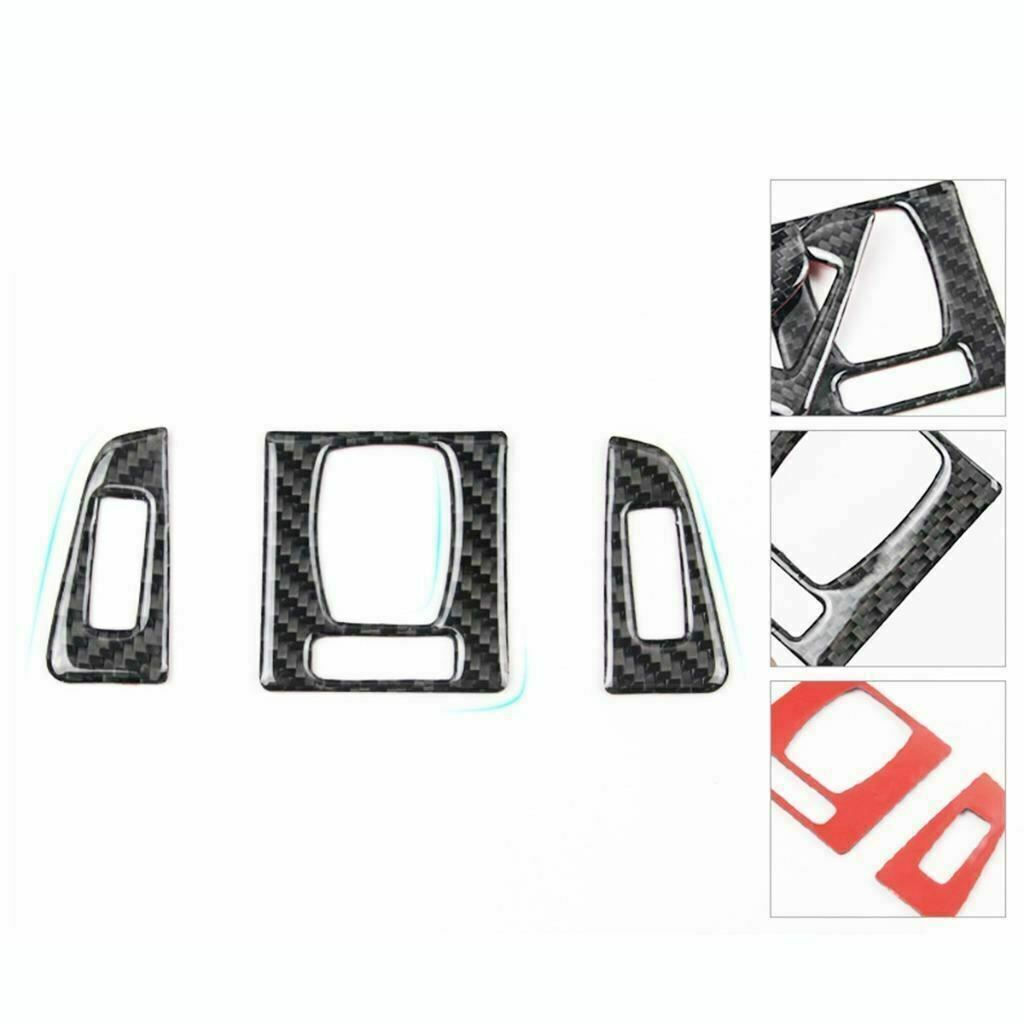 for BMW F30 3 4 Carbon Fiber Outlet Control Vent Sticker Interior Cover Trim
