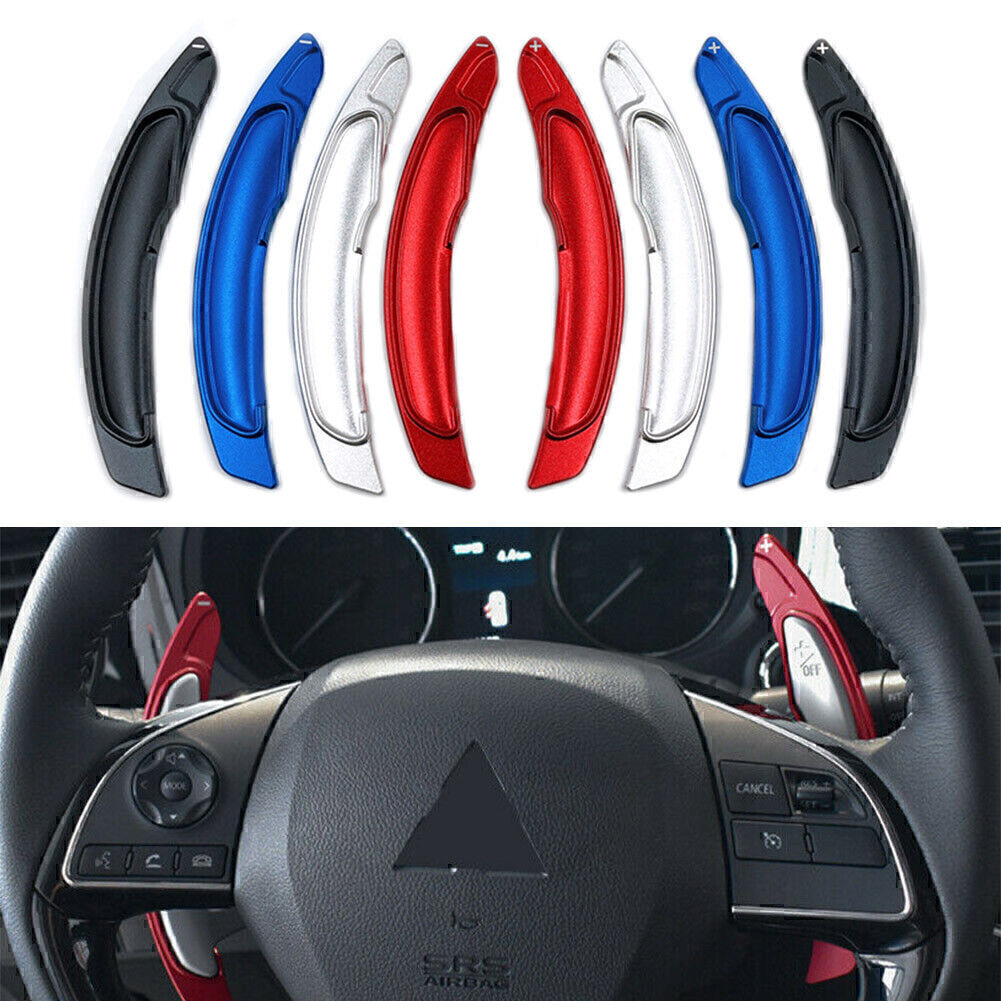Aluminum Steering Wheel Paddle Shifter Extension for Mitsubishi Lancer Evo X