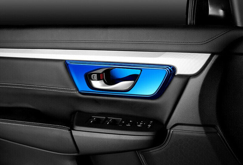 Inner Door Handle Bowl Cover Trim Fit for Honda CRV CR-V 2017-2022 Blue Titanium