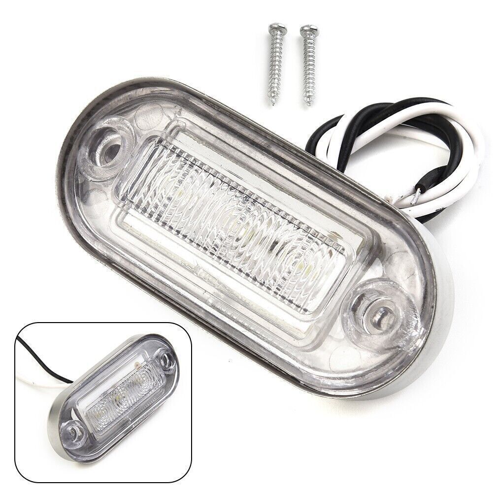 2-10X 12V LED Courtesy Light Mount Yacht Marine Boat Cabin Deck Lamp Waterproof