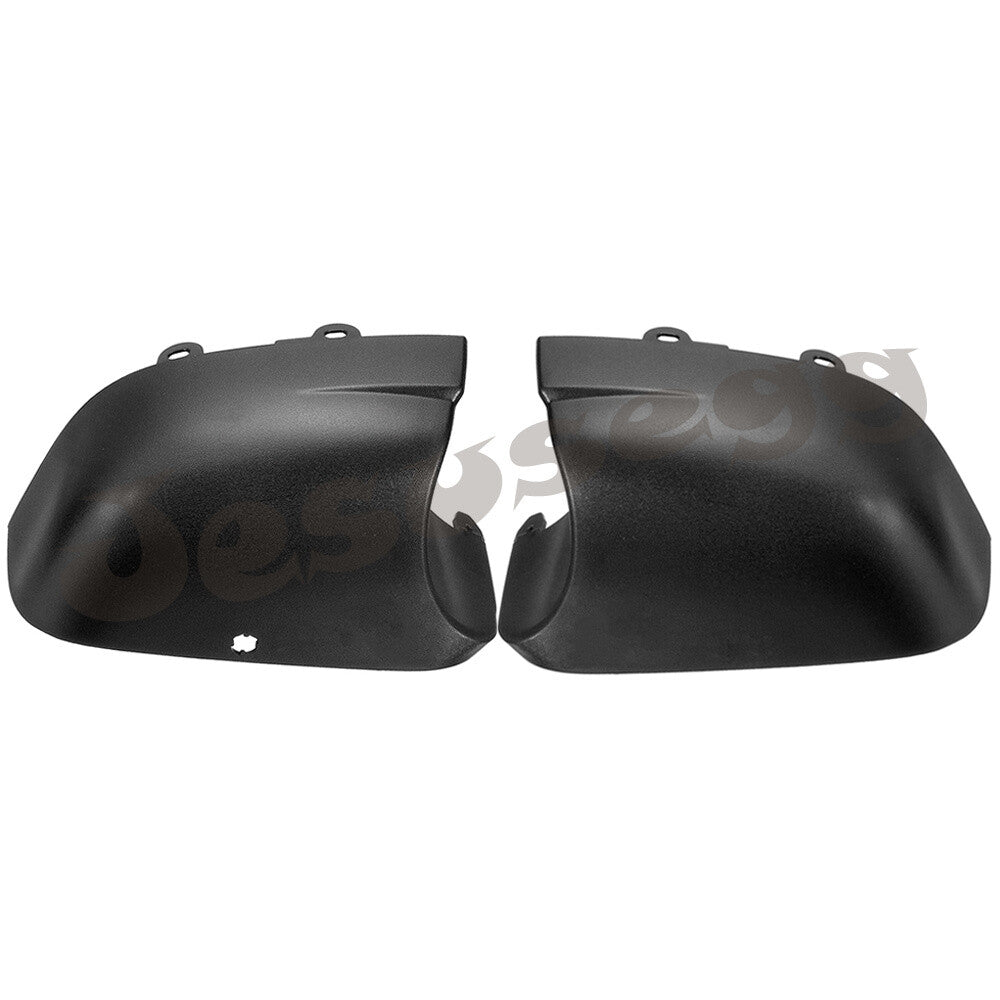 Pair Lower Wing Mirror Cover Casing Bottom For Vivaro Trafic Talento Van Black