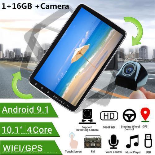 Car Multimedia Player Android 9.1 GPS Radio Stereo 10 In Touch Screen W/ CAM
