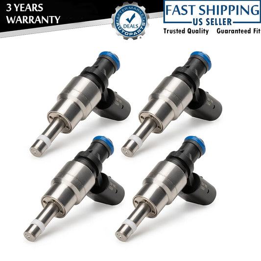 4PCS Fuel Injector for Audi for A4 2009-2011 for Passat 2008-2010 06F906036A 06A906036D