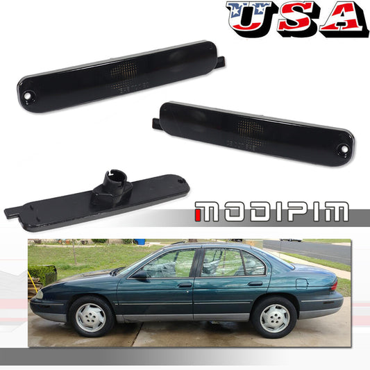 Compatible with 95-01 for Chevrolet Lumina 95-99 Monte Carlo Smoke Side Marker Light Housing Kit