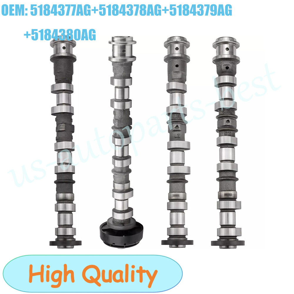 4Left Right Engine Camshaft For 2011-2020 for JEEP for DODGE for CHRYSLER for RAM 3.6L