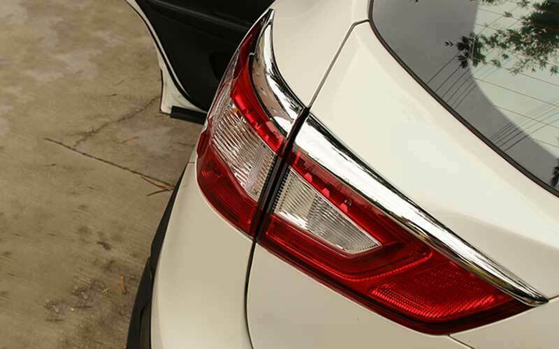 for Nissan Rogue Sport 17-22 Chrome Rear Tail Light Eyebrow Strip Cover Trim 4X