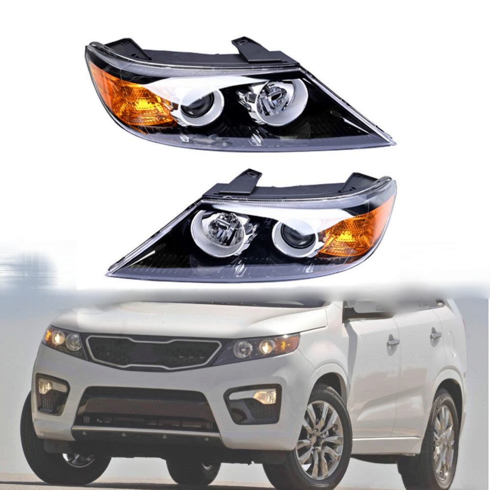 For 2011-13 for Kia Sorento Headlight Assembly Left Driver+Right Passenger Side